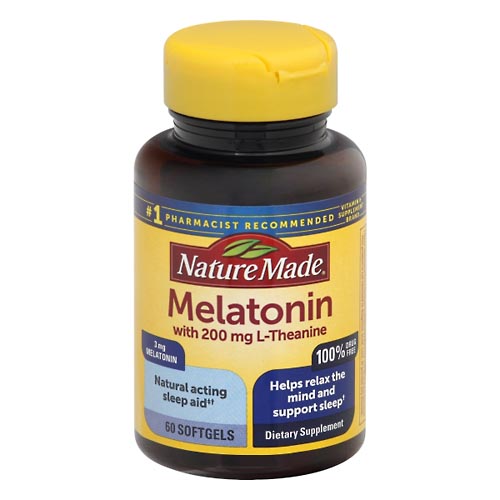 Image for Nature Made Melatonin, 3 mg, Softgels,60ea from Minnichs Pharmacy