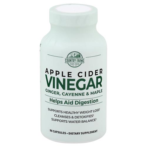 Image for Country Farms Apple Cider Vinegar, Capsules,90ea from Minnichs Pharmacy