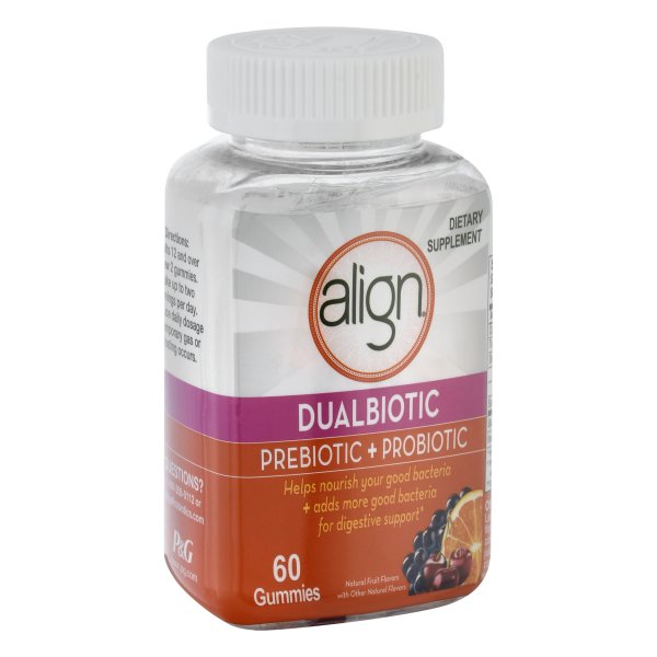 Image for Align Prebiotic + Probiotic, Dualbiotic, Gummies,60ea from Minnichs Pharmacy