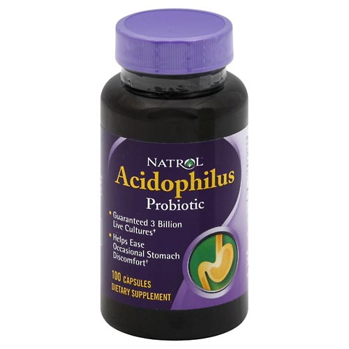Image for Natrol Acidophilus, Capsules,100ea from Minnichs Pharmacy