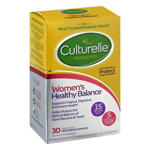 Image for Culturelle Digestive Health, Probiotics, Women's, Vegetarian Capsules,30ea from Minnichs Pharmacy