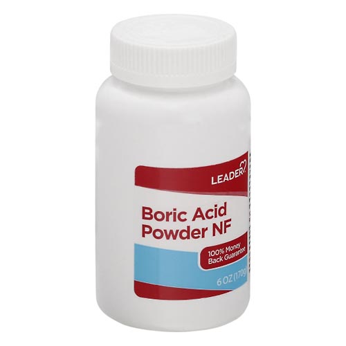 Leader Boric Acid Powder NF,6oz | Minnichs Pharmacy
