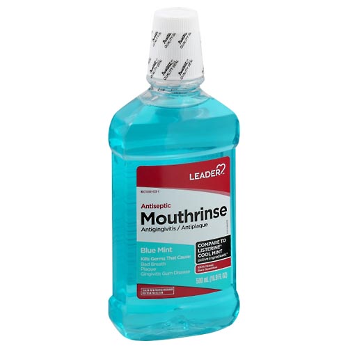 Image for Leader Mouthrinse, Blue Mint,500ml from Minnichs Pharmacy