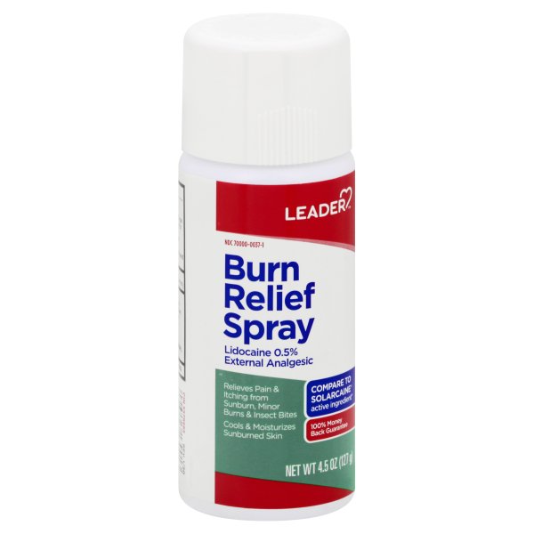 Image for Leader Burn Relief Spray,4.5oz from Minnichs Pharmacy