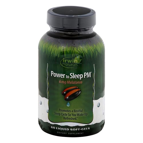 Image for Irwin Naturals Power to Sleep PM, Liquid Soft-Gels,60ea from Minnichs Pharmacy